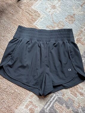 GAP Black Athletic Shorts with Elastic Waistband